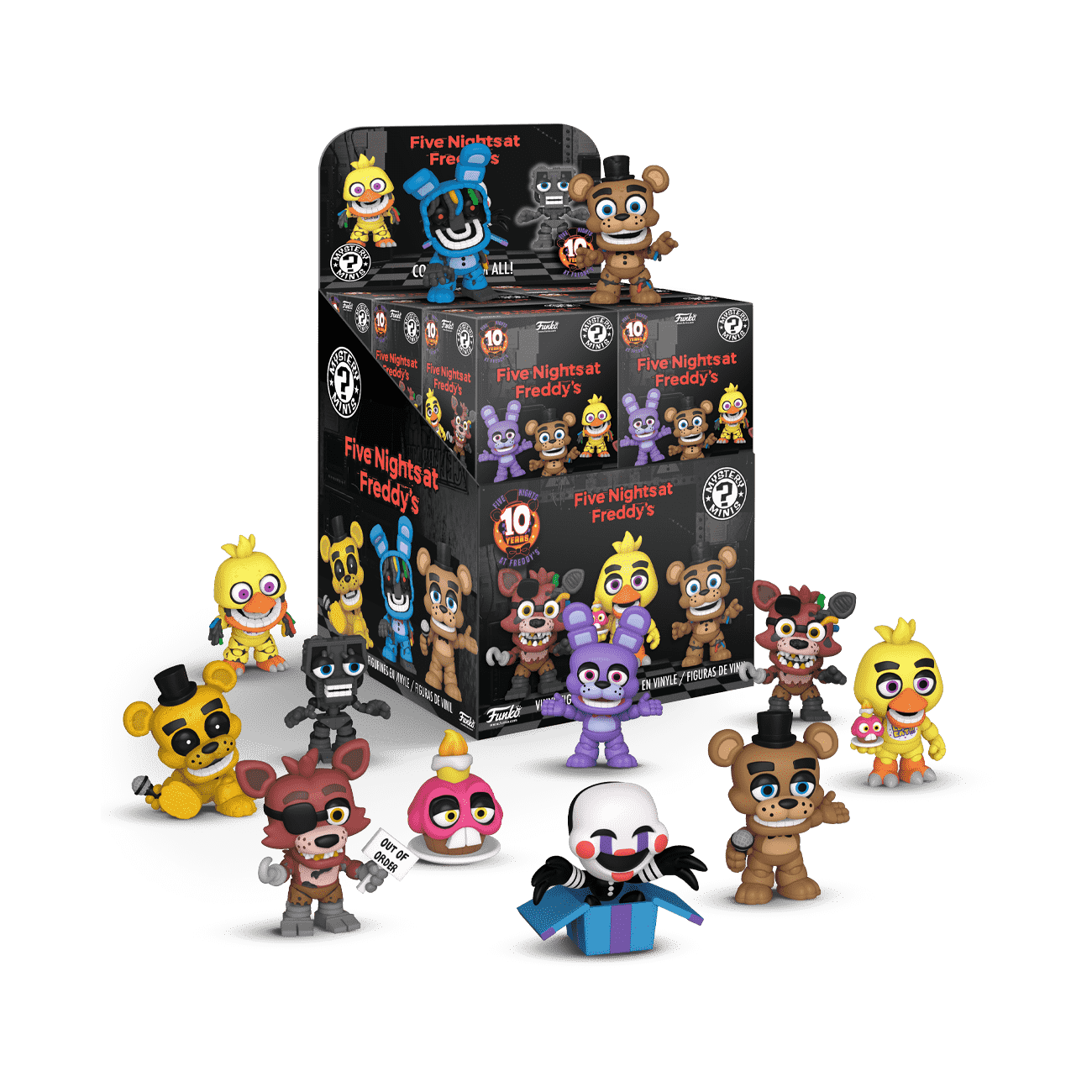 Five Nights at Freddy's 10th Anniversary Mystery Minis | Funko