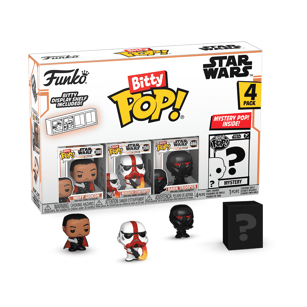 Disney - FUNKO POP! スターウォーズ　マンダロリアン　4パック限定 Amazon.com: POP! 4-Pack The Mandalorian (Star Wars) Special