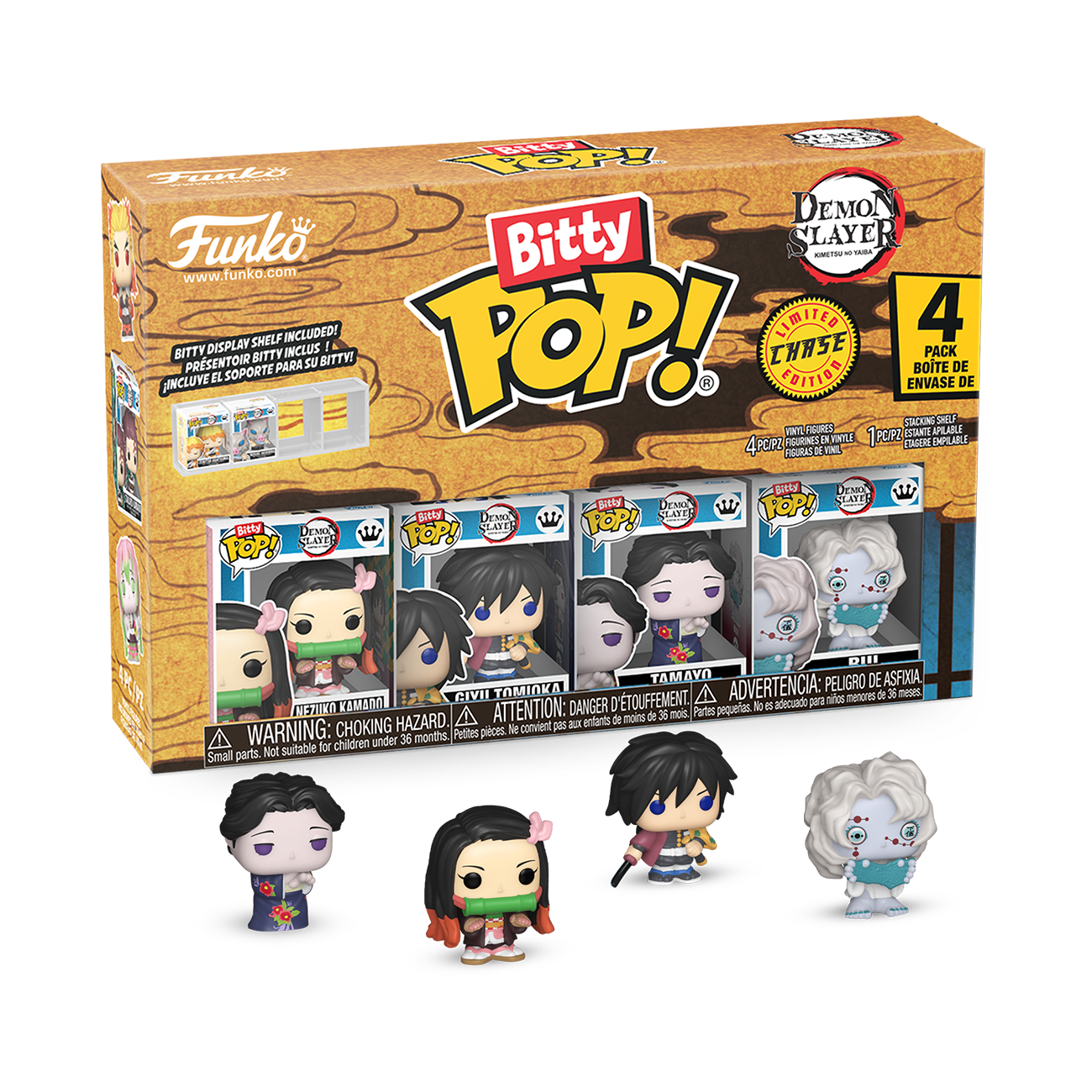 Funko Bitty Pop! Demon Slayer- Nezuko - 4 Pack