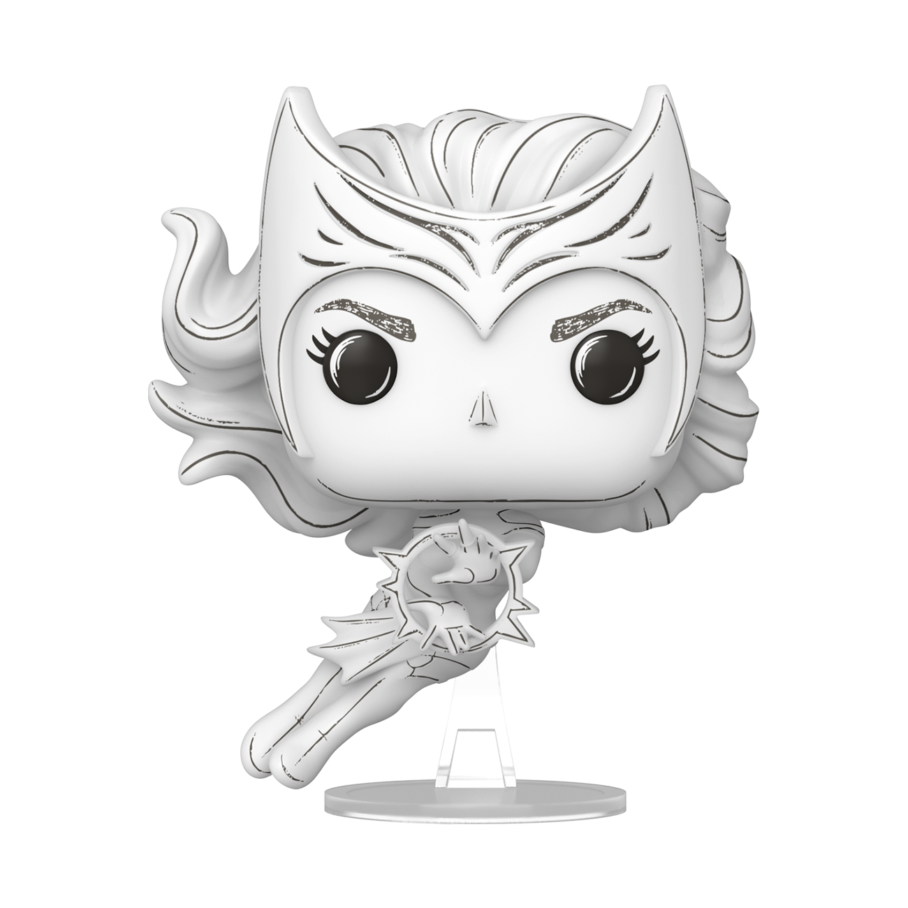 Funko POP! Marvel Scarlet Witch - Figura de vinilo decorativa esbozada, #1975, 3.8 pulgadas
