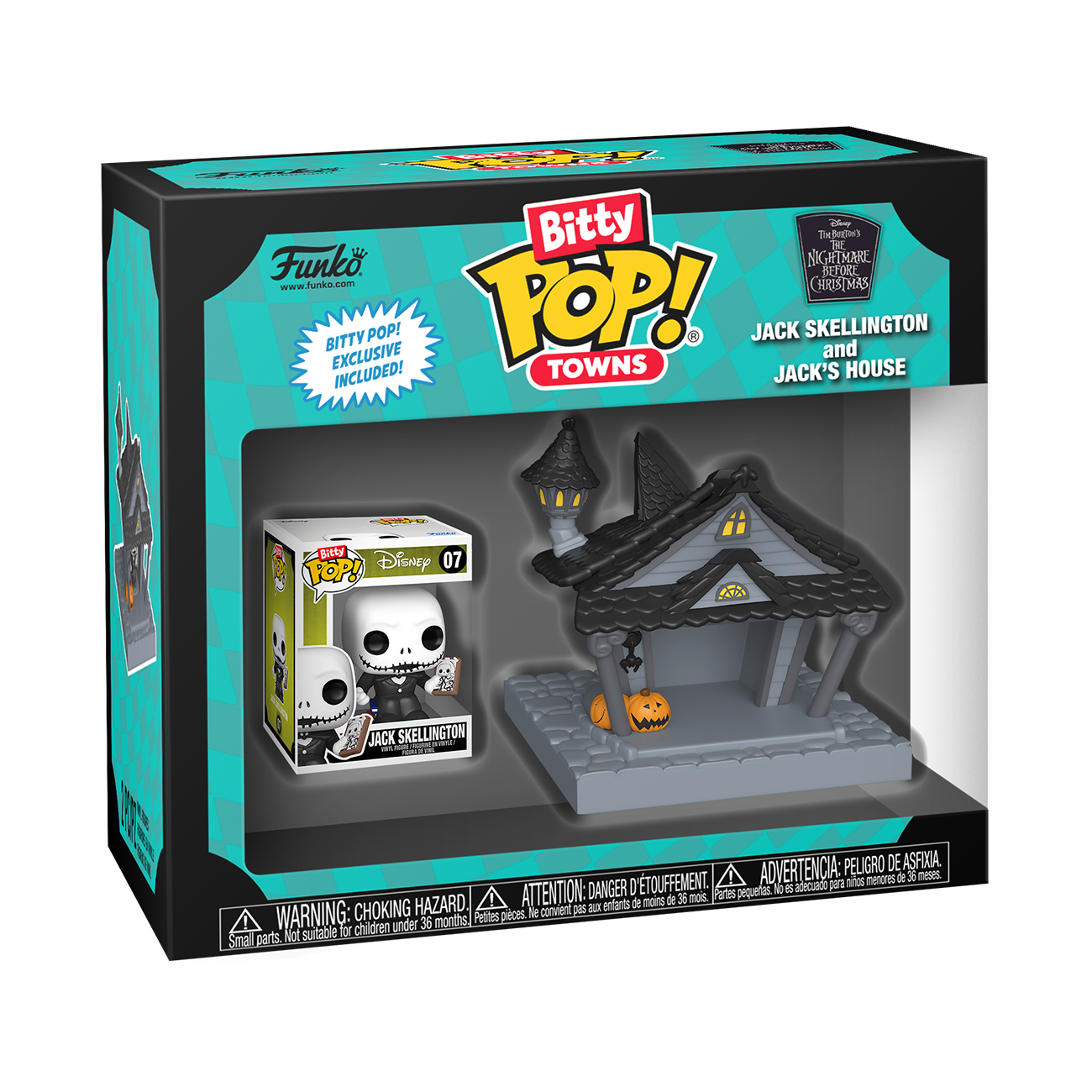 Bitty Pop! Towns Jack Skellington and Jack's House | Funko