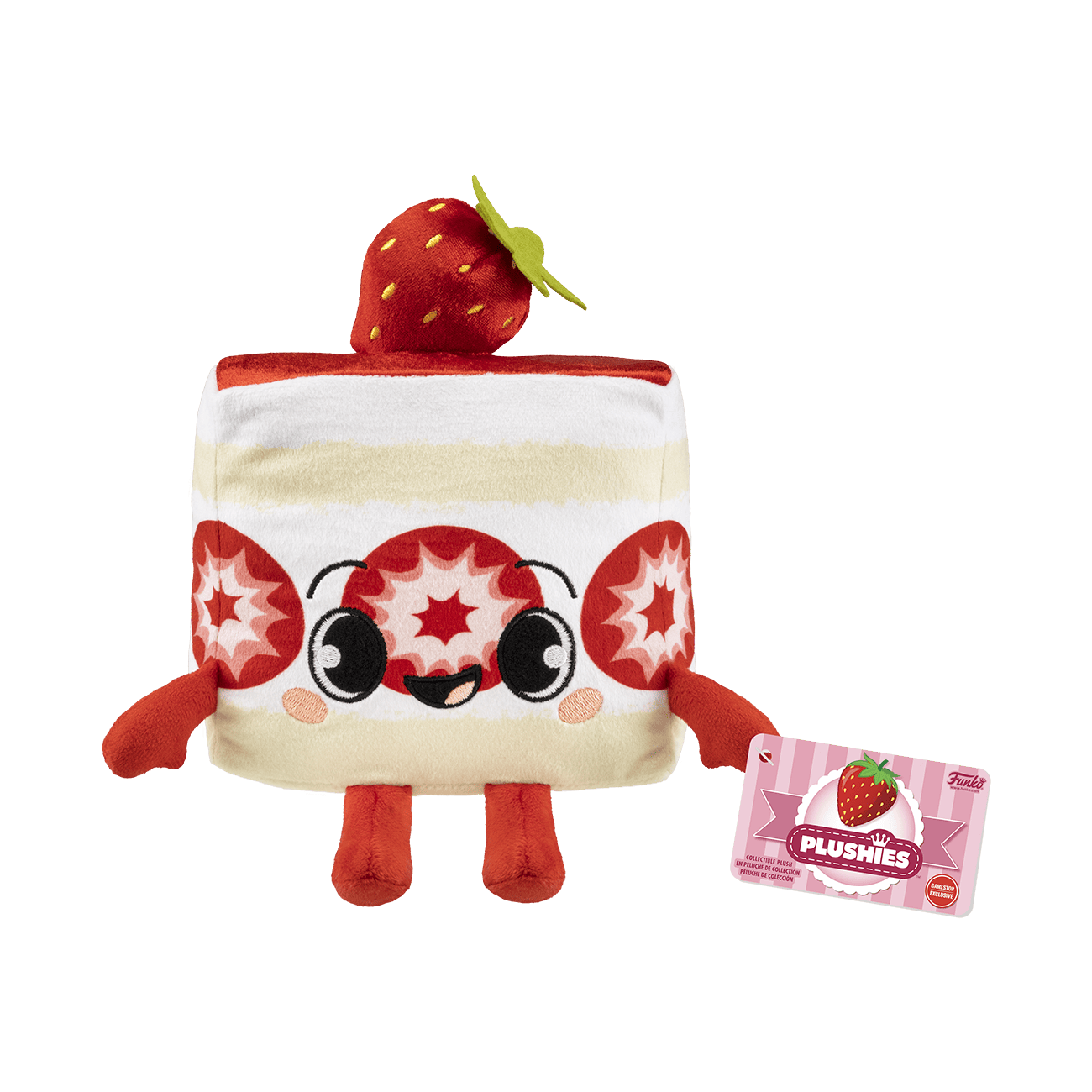 Strawberry Please Cake, Cheesecake Scented Plush Panda