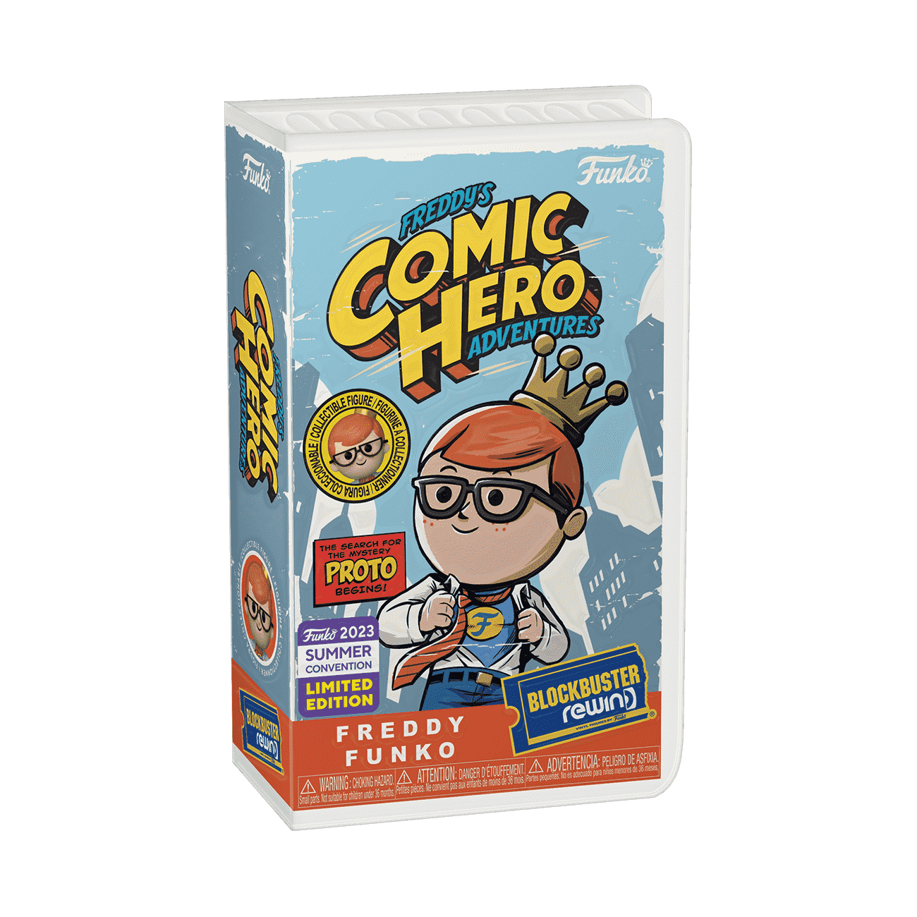 REWIND Freddy Funko (Comic Hero Adventures) | From the Vault | Funko