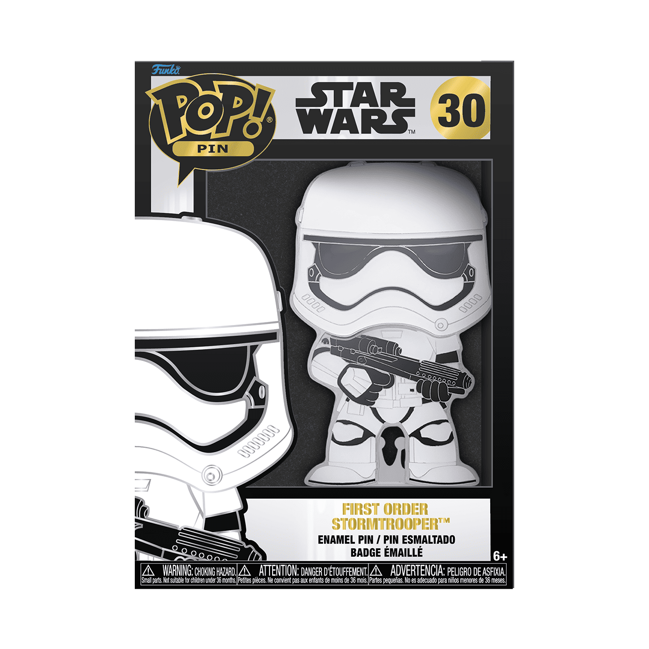 Pop! Pin First Order Stormtrooper (Glow) at Funko.