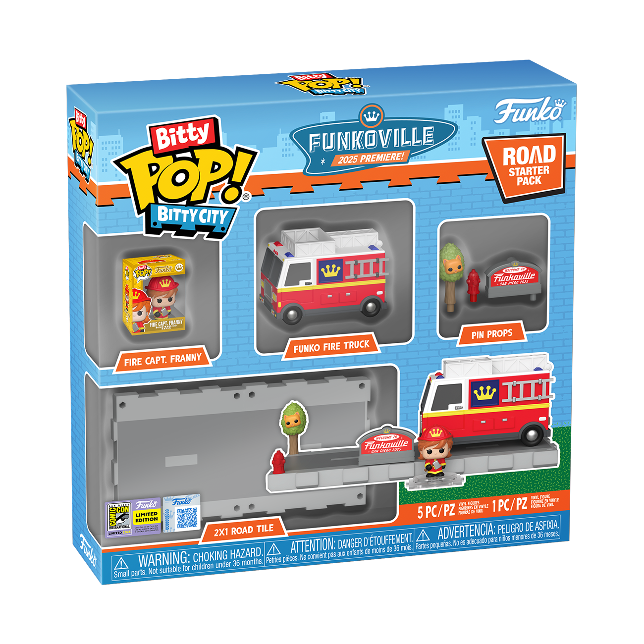 Bitty Pop! Bitty City Funkoville Road Starter Pack [SDCC]