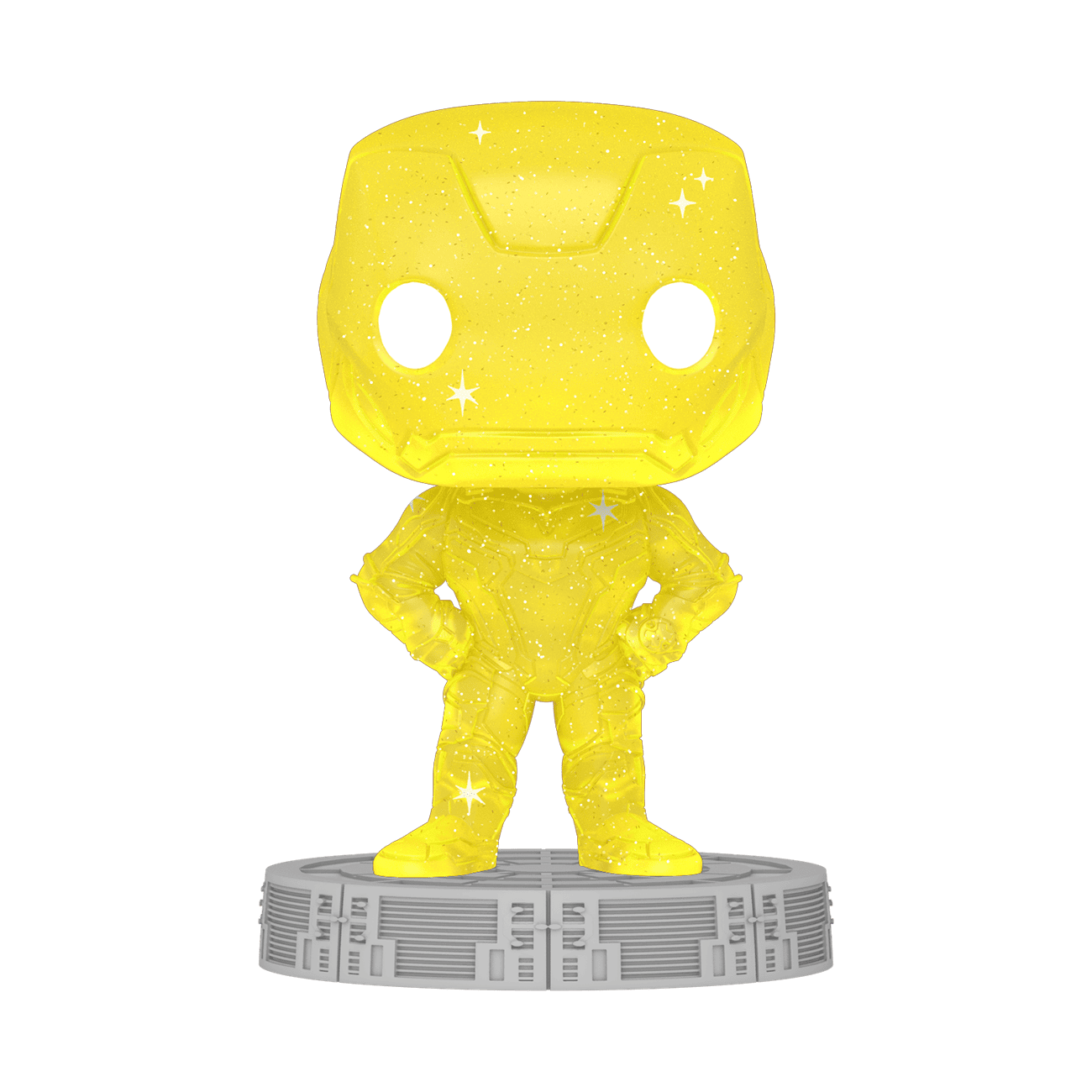 Figurine Funko Pop Iron Man (Jaune) Spécial Artiste - The Avengers N°47