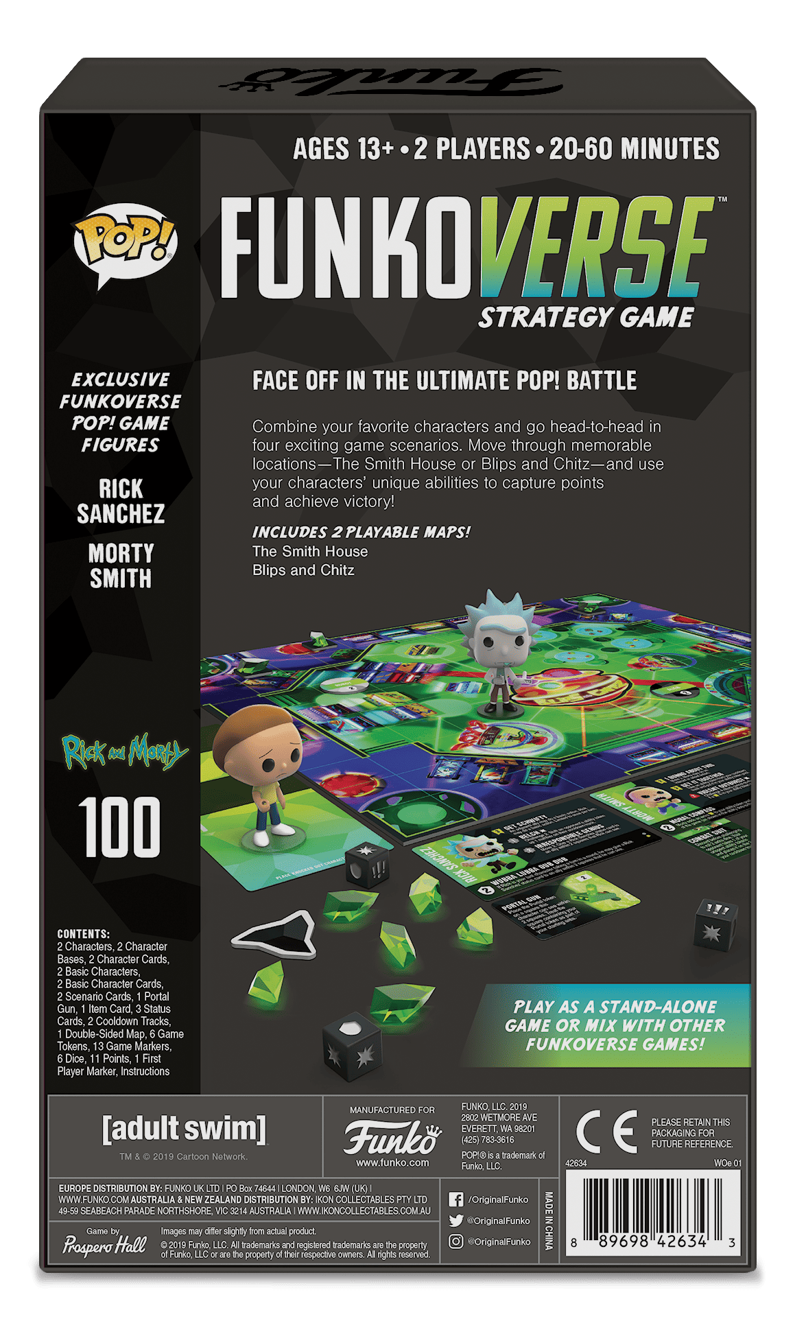 Buy Funkoverse: Rick and Morty 100 2-Pack Board Game at Funko.