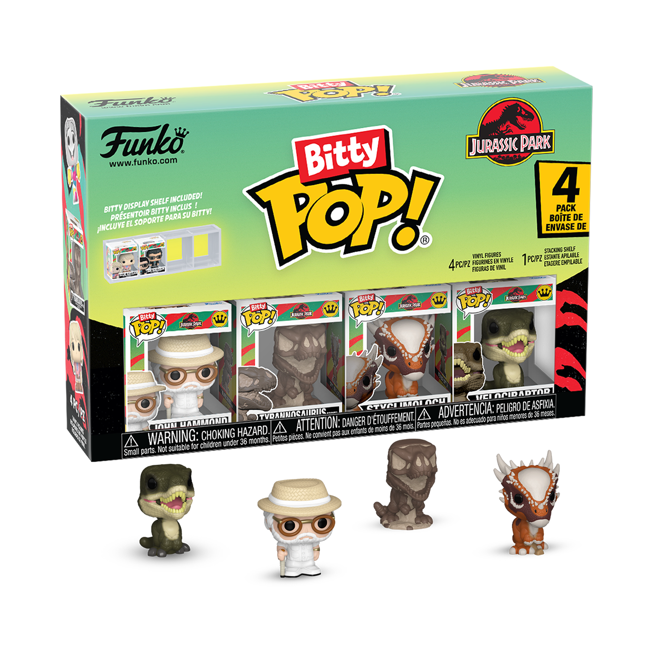 Funko Bitty Pop! Jurassic Park 4-Pack Series 2