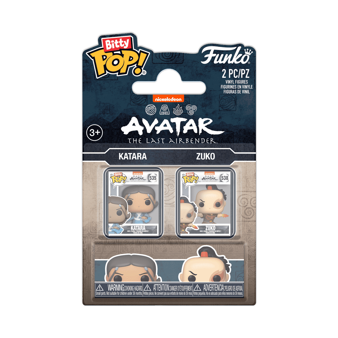 Bitty Pop! Katara & Zuko 2-Pack | Funko