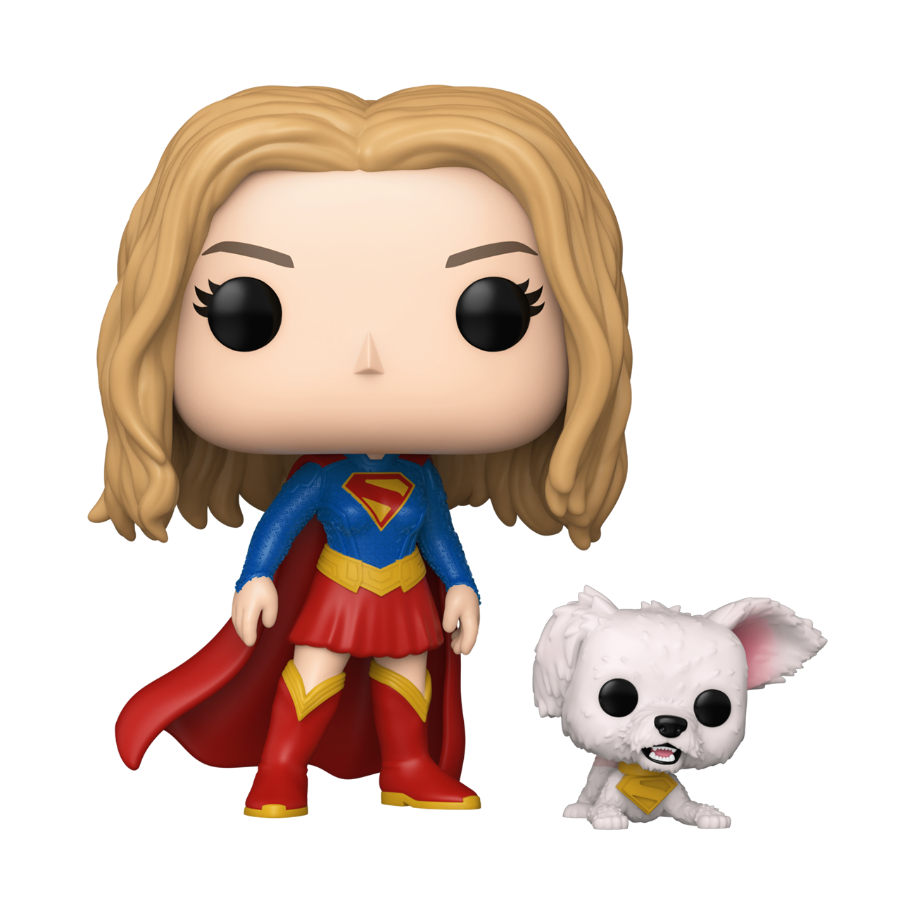 Funko Pop! & Buddy: Supergirl with Puppy Krypto - Figura de Vinilo Coleccionable