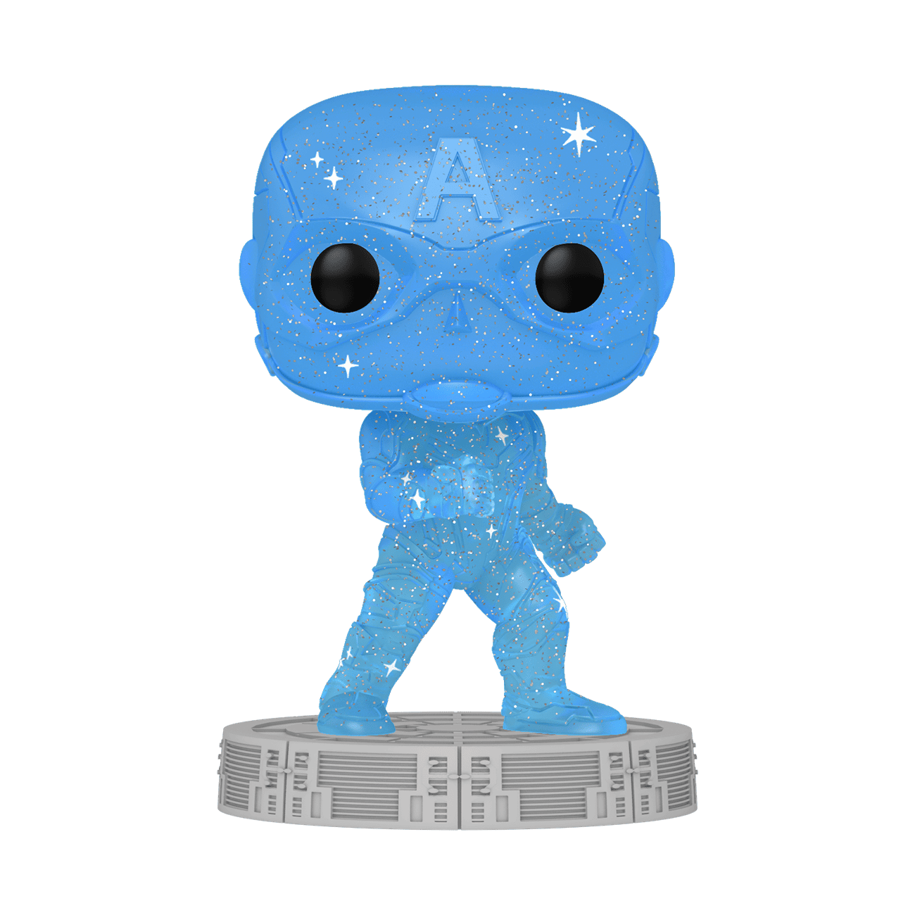 Buy Pop! Artist Series Captain America with Protector at Funko.